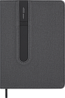 Щоденник датований 2026 (A5, тверда обкладинка, чорний) Buromax Elegante BM.21113-01