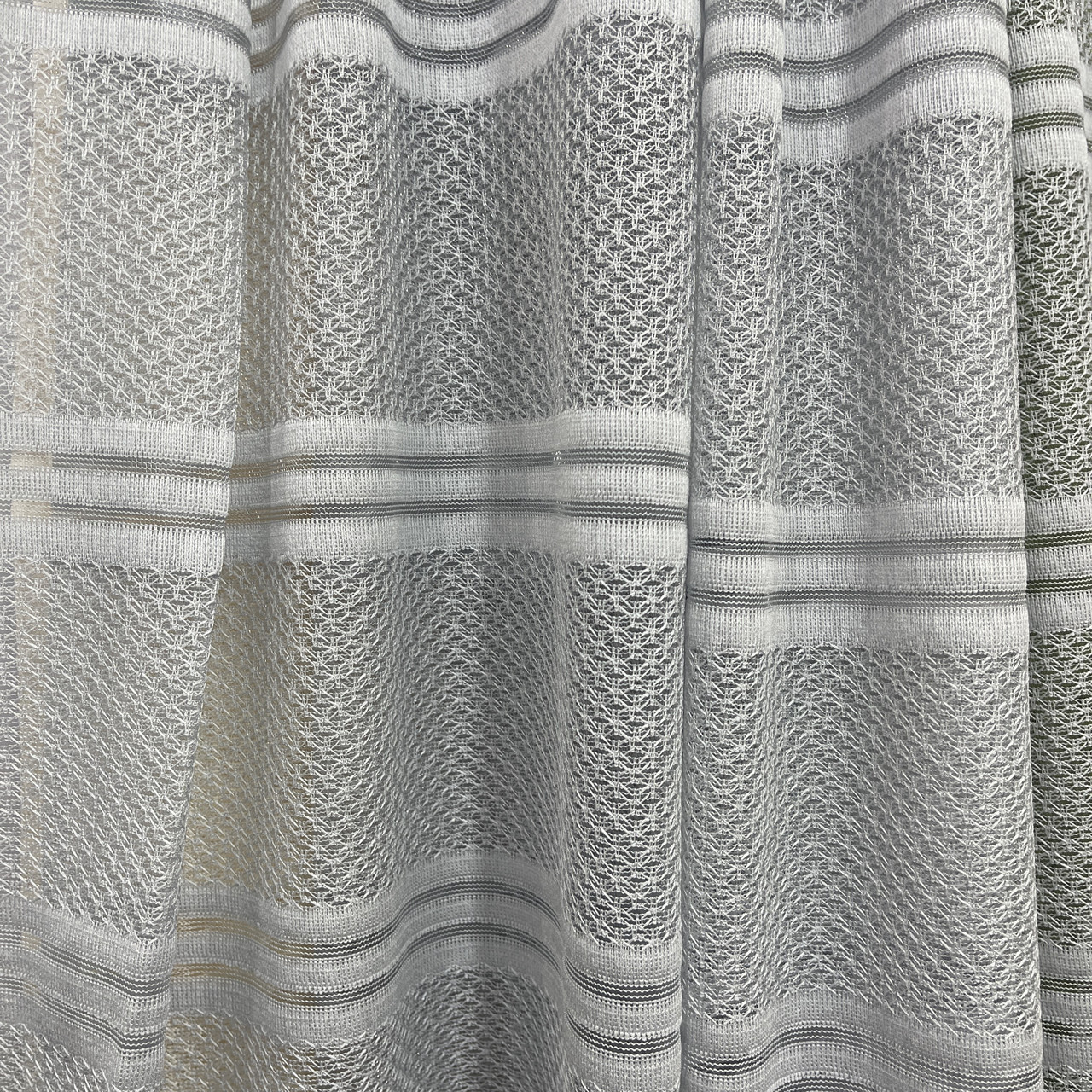 Жакардова тюль на метраж сірого кольору, висота 2,8 м ( 050-6), фото 1