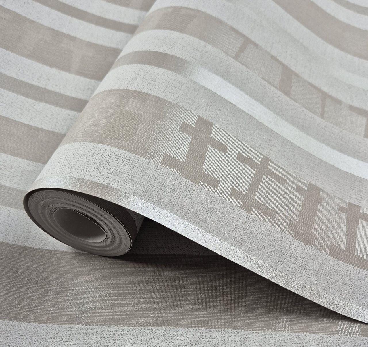 Шпалери флізелінові 0.53 × 10.05 м Marburg, бежеві — для спальні, вітальні, коридору, фото 1