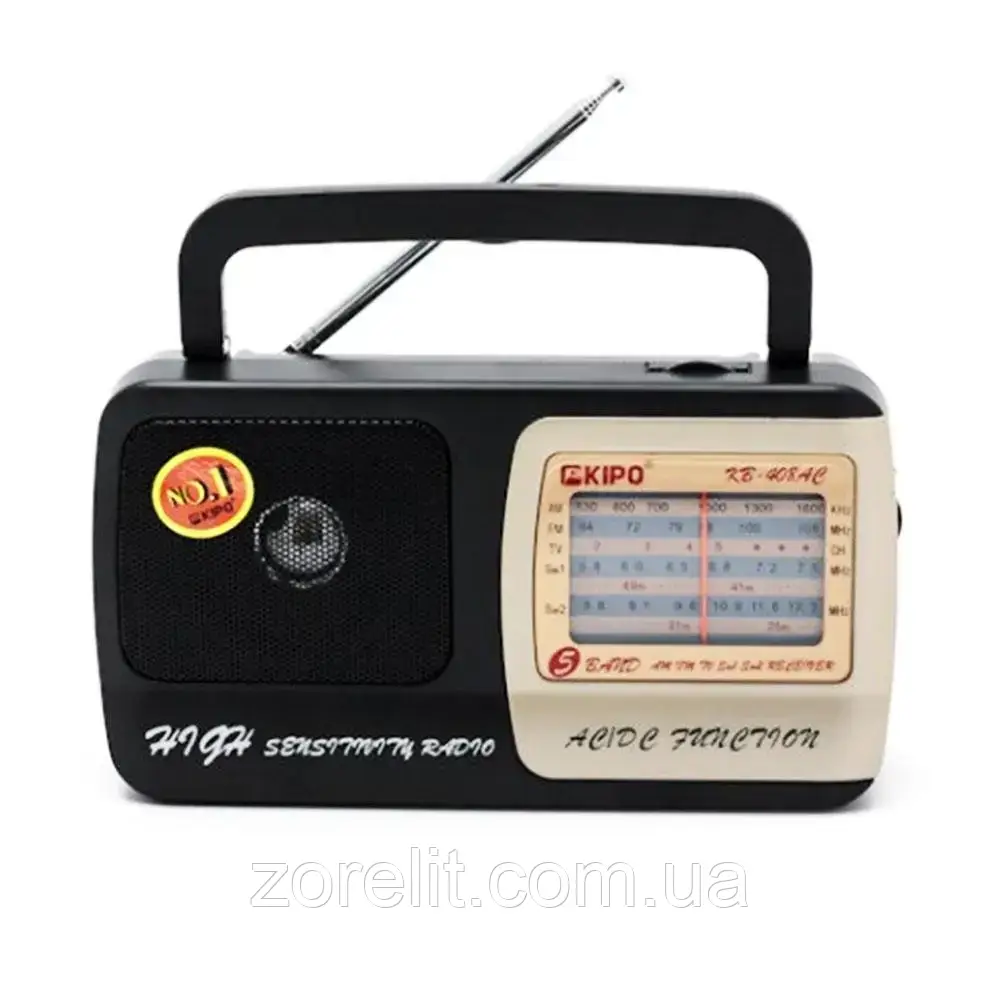 Радіоприймач KIPO KB-408AC (1/40), фото 1