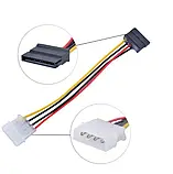 Перехідник USB 2.0 - SATA IDE, 2.5/3.5 і блок живлення  зі шнуром (EU), фото 5