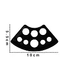 Підставка під ковпачки капси для тату 8 отворів під ковпачки S, M і L пластикова, фото 6