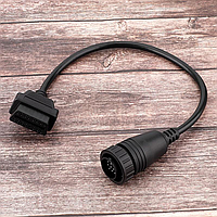 Перехідник OBD2 16pin мама для Mercedes Sprinter та Volkswagen LT, адаптер авто діагностики 14pin 26см