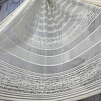 Жакардова тюль на метраж беж, висота 2,8 м ( 050-3), фото 5