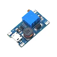 Перетворювач напруги MT3608 підвищувальний DC-DC 2-24В до 5-28В 2A модуль живлення