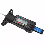 Цифровий вимірювач глибини протектора шин 0.01мм з ЖК-дисплеєм та батарейкою LR44, фото 5