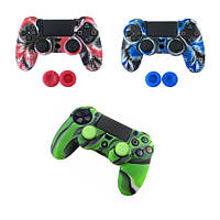 Чохол силіконовий для геймпада DualShock 4 PS4 надійний захист від подряпин та комфортне керування різні кольори