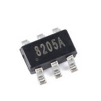 Мікросхема FS8205 / FS8205A (подвійний N-MOSFET, TSSOP-6, 10 шт.