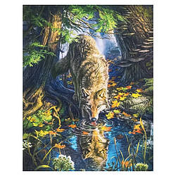 Алмазний живопис "Вовк", 30х40см. в коробці GM70554