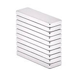 Набір із 10 потужних неодимових магнітів 30x10x2 мм, клас N35, фото 3