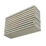Набір із 10 потужних неодимових магнітів 30x10x2 мм, клас N35, фото 7