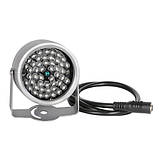 Вуличний інфрачервоний прожектор ІЧ 48 LED для камер відеоспостереження, дальність 30 м, фото 8