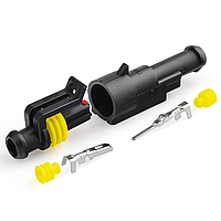 Роз’єм автомобільний електричний герметичний DJ7011-1.5 комплект 1 pin