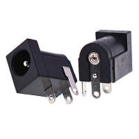 Роз’єм гніздо живлення DC005 5.5x2.1мм для блоку живлення конектор панельний