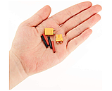 Роз’єм живлення силовий XT30 (тато+мама), 2pin, 30А, для RC-моделей, дронів та електроніки, фото 2