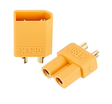 Роз’єм живлення силовий XT30 (тато+мама), 2pin, 30А, для RC-моделей, дронів та електроніки, фото 5