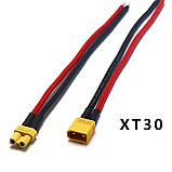Роз’єм живлення силовий XT30 (тато+мама), 2pin, 30А, для RC-моделей, дронів та електроніки, фото 7