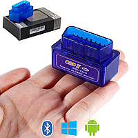 ELM327 Bluetooth OBD2 V2.1 міні-сканер діагностики авто, універсальний OBD-II адаптер