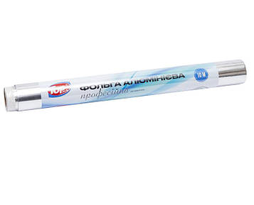 Фольга харчова алюмінієва для запікання професійна ширина 44 см довжина 10 метрів товщина 35 мікрон