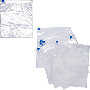 Пакети для заморозки з замком-слайдером Набір 25 штук розміром 25,4х12,7 см