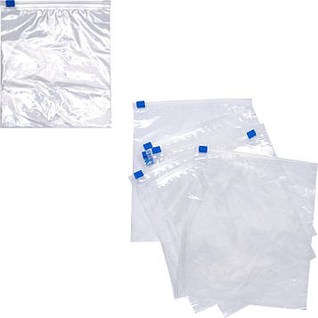 Пакети для заморозки з замком-слайдером Набір 25 штук розміром 17,8х20,3 см