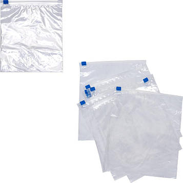 Пакети для заморозки з замком-слайдером Набір 25 штук розміром 20,3х25,4 см