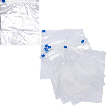 Пакети для заморозки з замком-слайдером Набір 25 штук розміром 28,6х27,9 см