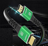 Кабель HDMI 3м v2.1 8K UHD 48Gbps Premium з позолоченими роз’ємами для TV, PS5, Xbox, монітора, 60fps/120Hz