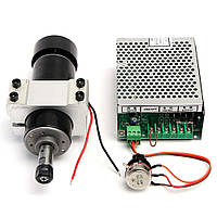 Шпиндель 500Вт для ЧПУ верстата, хомут і БЖ з регулятором обертів 110-220 В