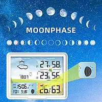 Бездротова метеостанція PT20B з барометром, термометром, гігрометром і 2 датчиками