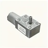 Мотор із черв’ячним редуктором JGY-370, 12В, 100 об/хв, момент 10 кг·см, металевий корпус зі сталевими шестернями