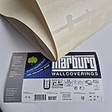 Шпалери флізелінові 0.53 × 10.05 м Marburg 56107, бежеві — для спальні, вітальні, коридору, фото 5