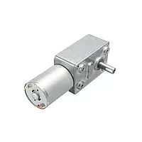 Мотор-редуктор JGY-370 12В 6 об/хв — черв’ячний двигун із високим крутним моментом для DIY проєктів та робототехніки