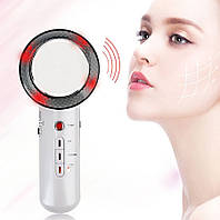 Масажер антицелюлітний ультразвуковий EMS 3в1 з інфрачервоним прогрівом для обличчя та тіла