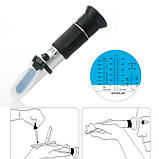 Рефрактометр RZ115 ATC для антифризу, теплоносія, електроліту, AdBlue, -50~0°C, фото 3