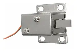 Електромеханічний соленоїдний замок електрозамок засувка МІНІ 12В для дверей