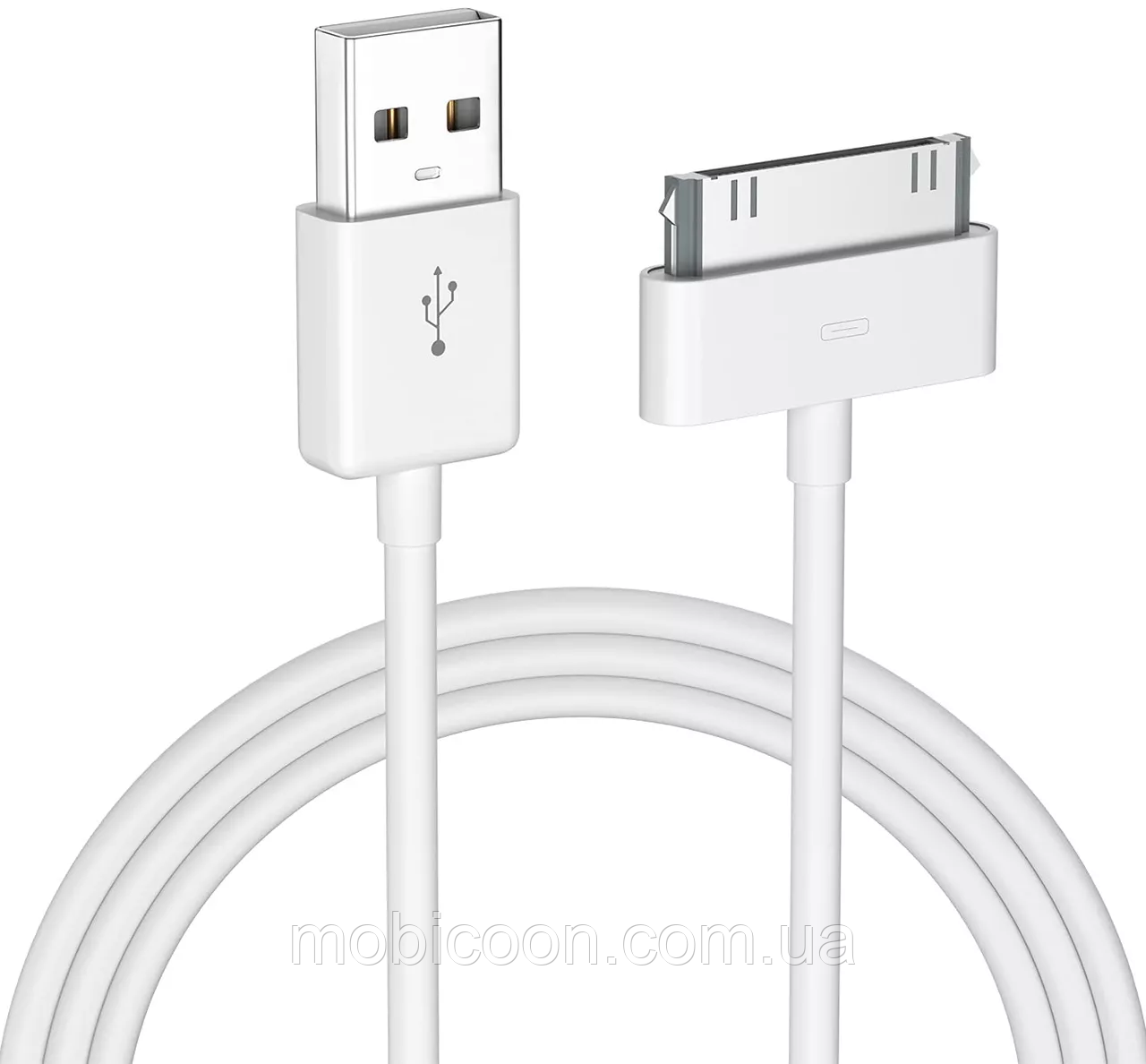 Кабель USB Apple 30-pin Dock Cable White, фото 1