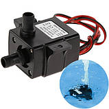 Насос водяний міні занурювальний безщітковий 12В 4.2Вт 4л/м помпа для перекачування рідини, фото 2
