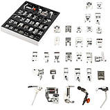 Набір лапок для швейної машини 32 шт універсальний для Singer, Brother, Janome, Baby Lock та інших моделей, фото 5