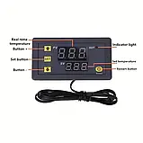 Терморегулятор W3230 з датчиком NTC10K, живлення 220В, діапазон -50~120°C, режими нагріву та охолодження, фото 6