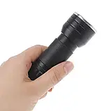 Міні УФ ліхтар 21 LED, ультрафіолетовий, 395–410 нм, фото 2