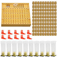 Система Nicot для виведення бджолиних маток 110 комірок, пасковий набір для медицини та матководства