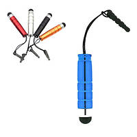 Стілус міні для ємнісних екранів Ipad та Galaxy з пластиковим кріпленням у роз'єм для навушників.