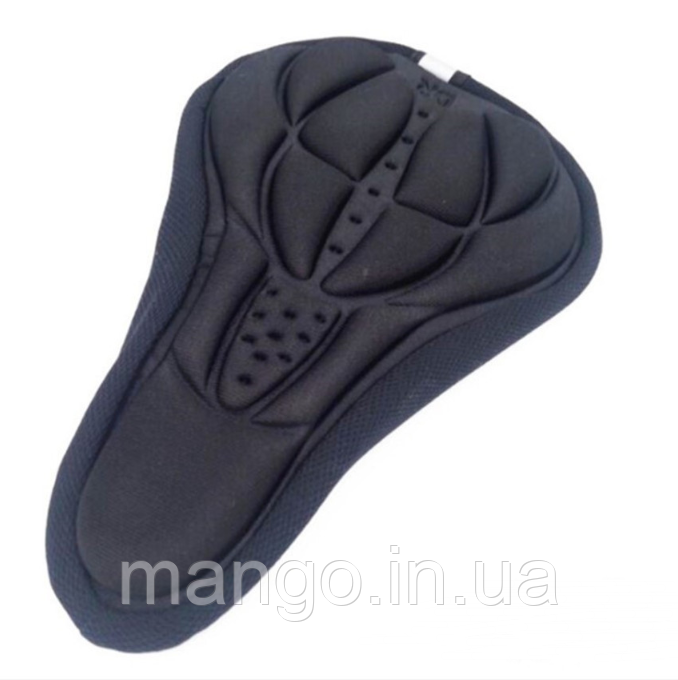 Накладка чохол на сідло велосипеда м’яка поролонова для велосидіння комфортна, фото 1