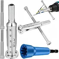 Насадка інструмент на шуруповерт і дриль для скручування та зачистки електричних проводів