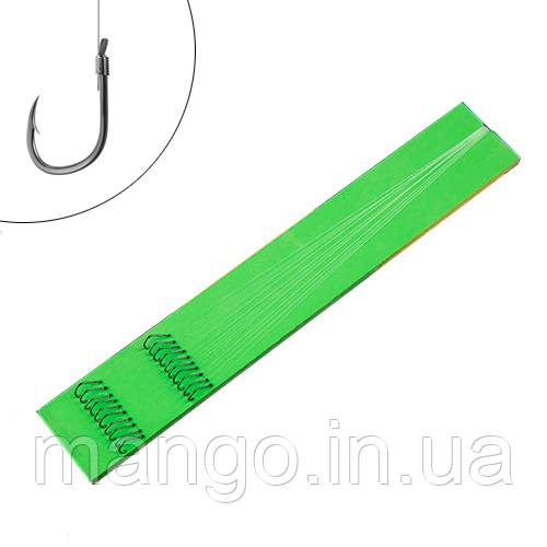 Поводок карповий з двома гачками №4, 10шт, волосінь 0.15мм, готовий монтаж для ловлі коропа, фото 1