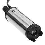 Занурювальний насос 12В, 12 л/хв, 38 мм, для перекачування дизпального, алюмінієвий корпус, фото 6