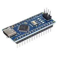 Плата Arduino Nano V3.0 AVR ATmega328P USB Type-C контролер для Arduino проєктів