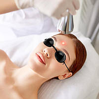 Окуляри захисні для солярію IPL епіляції від лазера гумові з резинкою