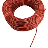 Кабель карбоновий нагрівальний 33Ом 12К 100м у силіконовій ізоляції тепла підлога/стіни, фото 5